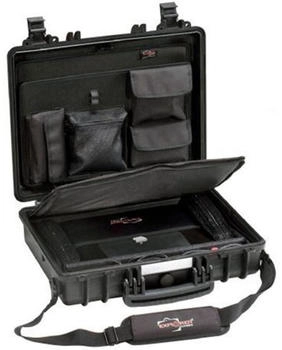 Explorer Cases 4412HL Koffer Schwarz mitlaptoptasche (Kamera Schultertasche) Schwarz