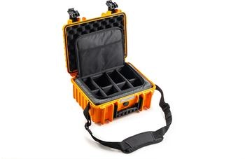 B&W Typ 3000 Kamerakoffer mit Fototasche Orange wasserdicht (PP.117.O.TEX)