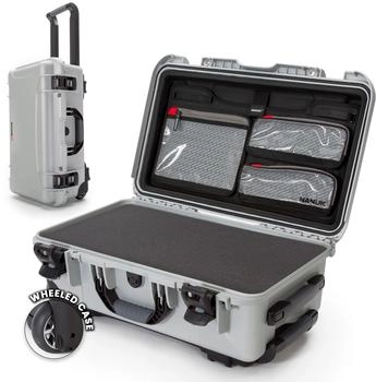 Nanuk Case 935-5005 + Schaumstoff + Organizer silber