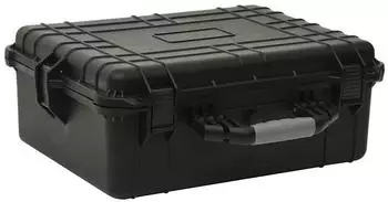 vidaXL Handgep&auml;ck-Trolley PP Schwarz 55x43x21cm (51798)