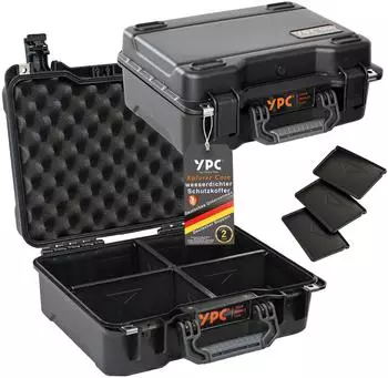 YPC Xplorer Case M Outdoor-Koffer, schwarz, 403x330x165mm (CS00001BKPL)