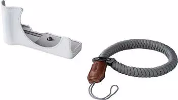 SmallRig Halb-Ledertasche für Canon EOS R50 V, weiß (5431)