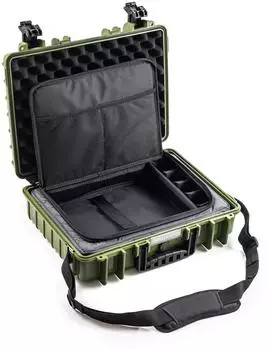B&W Typ 5040 Kamerakoffer mit Media Bag, grün, IP67 (PP.162.BG.TEX)