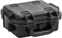 vidaXL Koffer f&uuml;r Flugreise Tragbar Schwarz 30x24,5x12,5 cm PP