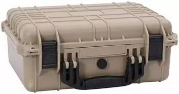 vidaXL Flight Case sand 40,5x33x17,5cm Polypropylen ABS Schaumstoff (42008110)