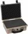 vidaXL Flight Case sand 40,5x33x17,5cm Polypropylen ABS Schaumstoff (42008110)