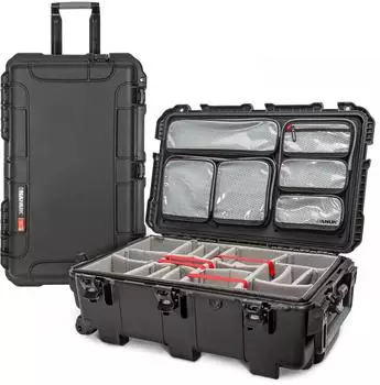 Nanuk 962 Pro Photo Kit Hartschalenkoffer, wasserdicht, schwarz (962S-060BK-0A0)