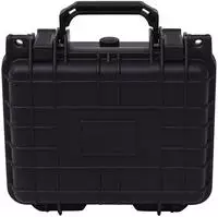 vidaXL Universalkoffer Schwarz 27x24,6x12,4 cm
