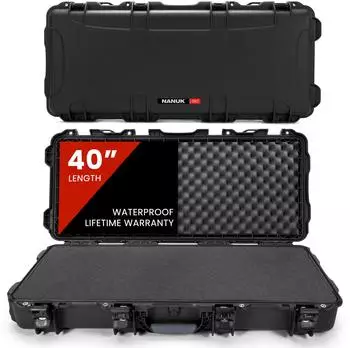 Nanuk 985 Hartschalenkoffer mit Schaumstoffeinlage, schwarz, IP67 (985S-011BK-0A0)