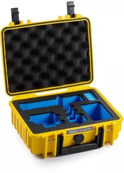 B+W action.case PP.41 Schutzkoffer für GoPro Hero 9-13, gelb, IP67 (PP.41.Y.GoPro13)