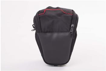vhbw Kunststoff Tasche schwarz für Pentax K100D, K10D, K110D, K200D, K20D, Q10, Q5, Q7
