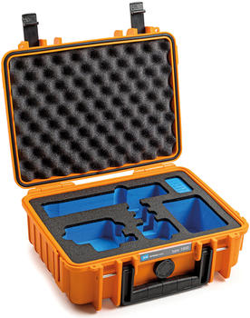 B&W Outdoor Case Type 1000 incl. GoPro Hero 9 Inlay orange