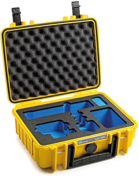 B&W International B&W Outdoor Case Type 1000 incl. GoPro Hero 9 Inlay gelb