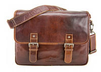 Alpenleder CG2045-b, Alpenleder Kameratasche REPORTER brandy