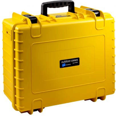 B&W Outdoor Case Typ 6000 leer gelb