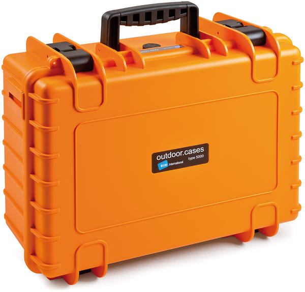 B&W Outdoor Case Typ 5000 leer orange