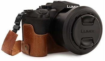 Mega West MegaGear Ever Ready Kamera-Halbtasche Leica V-Lux 5/Panasonic Lumix DC-FZ1000 II hellbraun