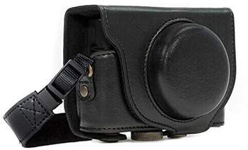 MegaGear Ever Ready Leather Camera Case with Strap for Sony Cyber-Shot DSC-WX500