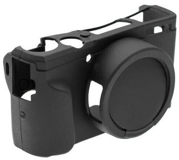 vhbw Silikonhülle für Canon Powershot G5 Mark II schwarz