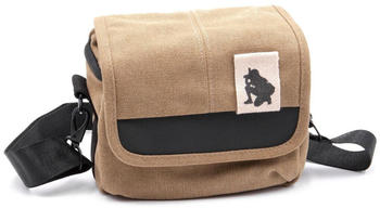 vhbw Canvas Kameratasche für Nikon CoolPix A1000 braun