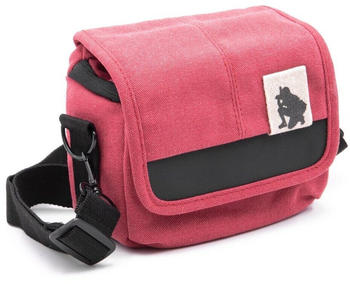 vhbw Canvas Kameratasche für Nikon CoolPix A1000 rot
