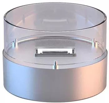 Tenderflame Tischfeuer Cafe Aluminium