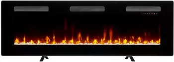 Dimplex Sierra 60 mit Heizung und Optiflame® Flammeneffekt schwarz