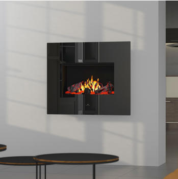 Noble Flame Noble Flame APOLLO Opti-myst schwarz, pulverbeschichtet - Dekoholz mit Stehrost gezackt (FKD-0465.SZ.SP.DMS)