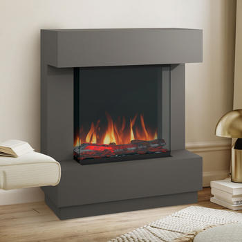 Noble Flame Noble Flame AURORA quarzgrau - intensive clear / Kristall (FKD-0391.QGR.KR)
