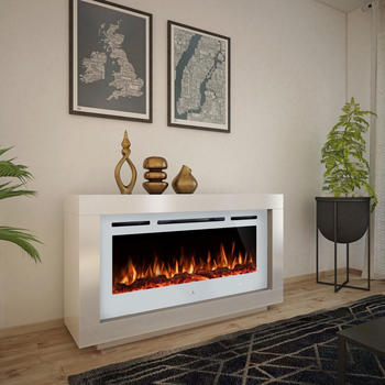 Noble Flame Noble Flame OHIO Design-Standkamin weiß (FKD-0542.WS)
