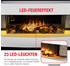 Classic Fire Montreal 2000W 230V mit LED und Flammeneffekt 119,8x30x45,6 cm Wwiß (2706)