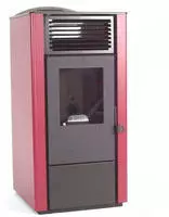 Apex - Pelletofen 9,5kw Pelletkamin Pelletheizung Kaminofen A+ Holzofen Glast&uuml;r