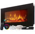 Heidenfeld HF-WK300 1500W 84 x 45 cm mit Flammeneffekt schwarz