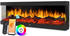 Kesser E-Kamin mit Heizung und Flammeneffekt 107 x 38 cm schwarz (20765) Kamin