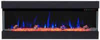 Glow Fire Elektrokamin Insert 36 Multicolor LED-Technik 1600W mit Flammeneffekt