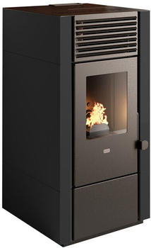 Punto Fuoco Pelletofen Poly 46x90x50cm Metall schwarz