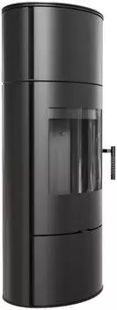 Kratki Rollo hoch 7 kW schwarz Brennkammer schwarz