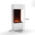 Glow Fire OGF 1 Opti-Myst Cassette 400 ohne Holzdekoration natur/weiß