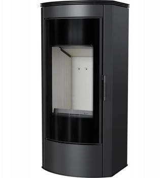 Kratki Titan Panorama Kaminofen aus Stahl 11 kW (koza-titan-g-r-ba1)