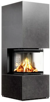 Kratki Kaminbausatz NBC 500/500 W 8 kW mit weißer Feuerraumauskleidung und selbstschließender Tür (NBC/500/500/W/Q/F/G/BA1)