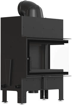 Kratki Luftkamin FLOKI M 10 kW rechts (FLOKI/M/P/BLACK/BA1)