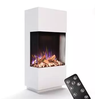 Glow Fire PR11 LED-Standkamin 1500 W 130 x 61,5 x 40 cm weiß