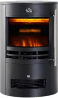 Elektrischer Kaminofen (900 W/2000 W) Mit Flammeneffekt, Einstellbarer Temperatur Und