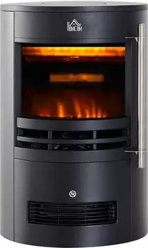 HomCom Elektro-Wandkamin mit LED-Flammeneffekt 900/2000 W 41 x 41 x 64,5 cm