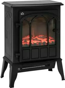 HomCom Elektrokamin mit LED-Flammeneffekt 2000 W (800000734274)