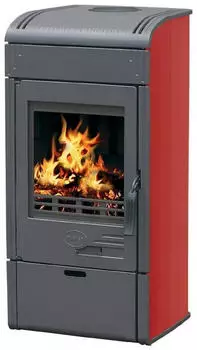 Plamen Vesta 9 kW Gusseisen rot