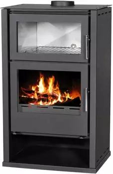 Victoria 05 Kaminofen Modena F mit Backfach 11,53 kW schwarz