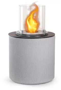 Divina Fire Modigliani Bioethanol-Kamin für innen und außen, Beige, Ø36x56cm (DF95279)