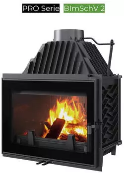 Kratki ZOSIA Kamineinsatz Gusseisen 12kW &Oslash;200mm (EEK A+)