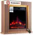 Kaminio Matti Elektro-Standkamin 32 Zoll, 3D-Flammeneffekt, LED-Ambientelicht, Fernbedienung (E02)